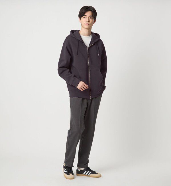 UNITED ARROWS green label relaxing「ダンボール ジップ パーカー フーディー」|パーカー|