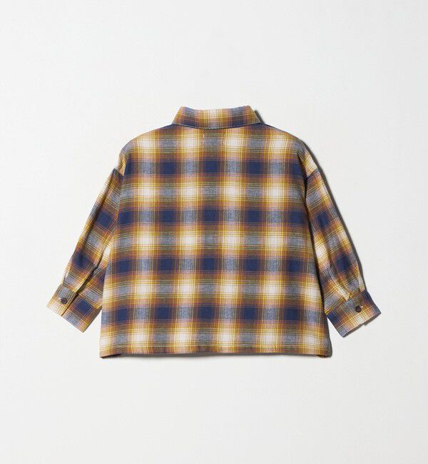 UNITED ARROWS green label relaxing「オンブレチェック シャツ / キッズ  100cm-160cm」|シャツ・ブラウス|