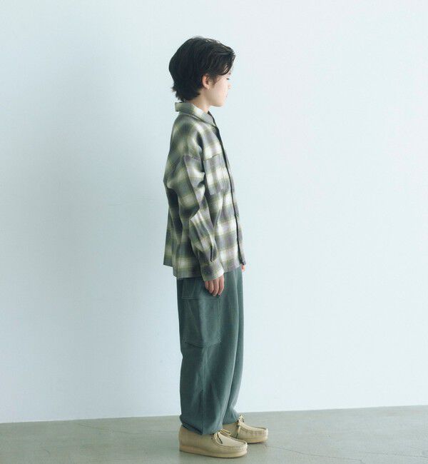 UNITED ARROWS green label relaxing「オンブレチェック シャツ / キッズ  100cm-160cm」|シャツ・ブラウス|