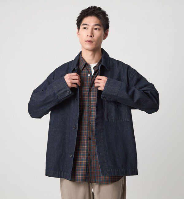 UNITED ARROWS green label relaxing「デニム カバーオール」|ブルゾン・スタジャン|