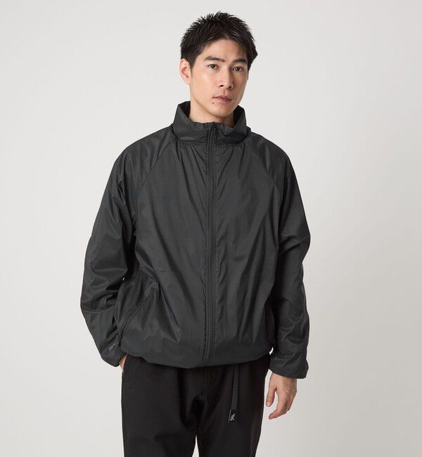 UNITED ARROWS green label relaxing「【別注】＜DAIWA＞PERTEX スタンドネック ブルゾン ジャケット」|ブルゾン・スタジャン|BLACK