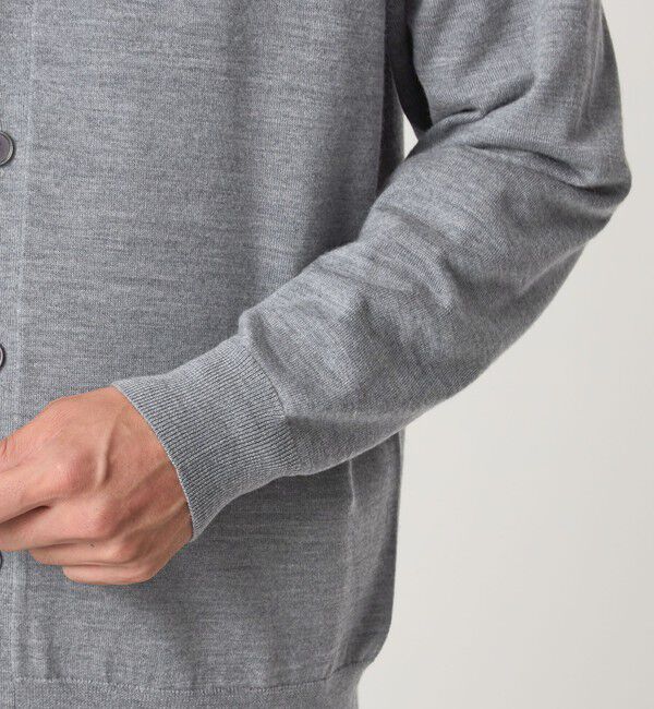 UNITED ARROWS green label relaxing「Super 120's ハイゲージ ニット カーディガン」|カーディガン|