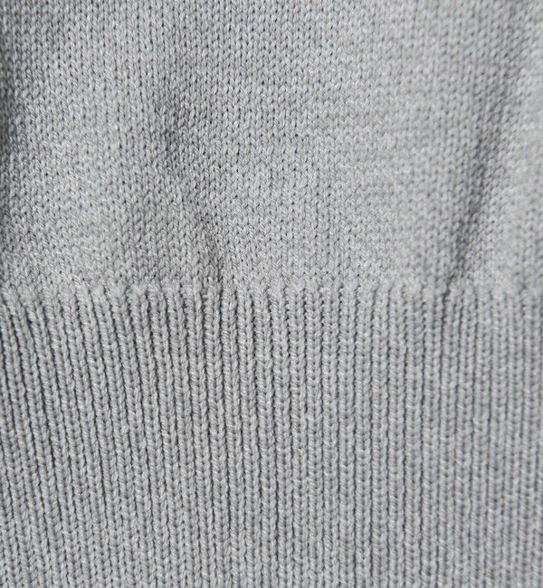 UNITED ARROWS green label relaxing「A+ MOULINE ポリエステル クルーネック ニット -ウォッシャブル-」|ニット・セーター|