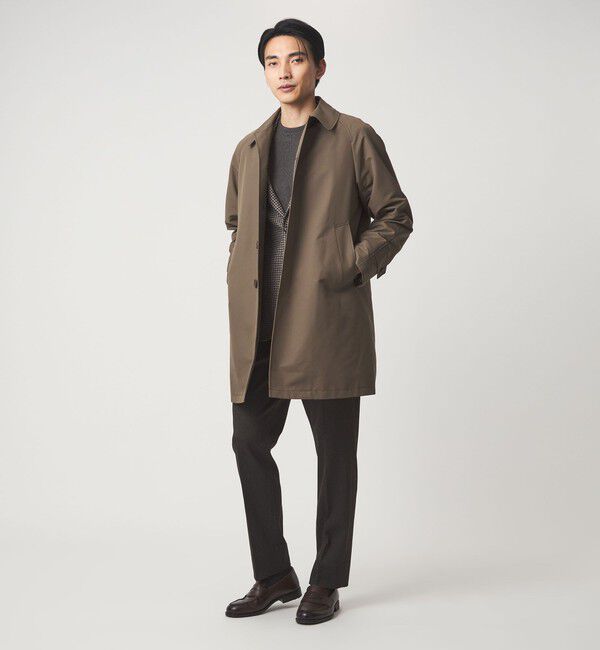 UNITED ARROWS green label relaxing「A+ MOULINE ポリエステル クルーネック ニット -ウォッシャブル-」|ニット・セーター|