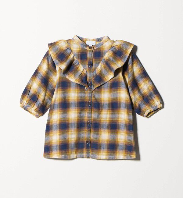 UNITED ARROWS green label relaxing「オンブレチェック ワンピース  / キッズ  100cm-160cm」|ワンピース|