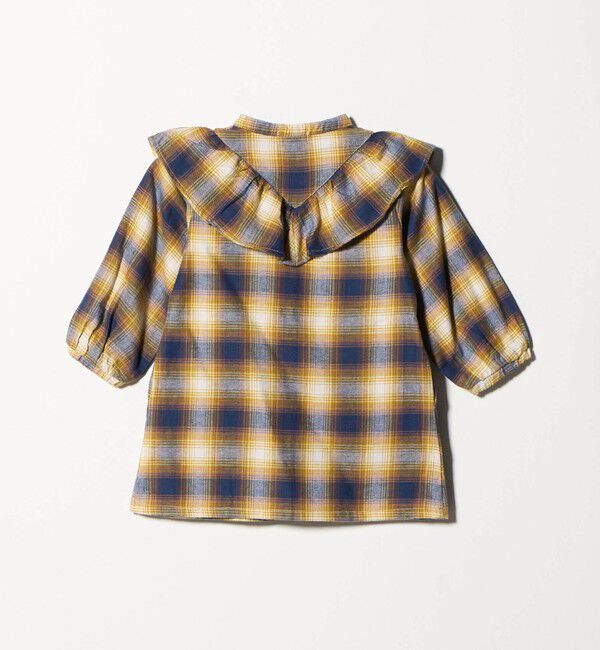 UNITED ARROWS green label relaxing「オンブレチェック ワンピース  / キッズ  100cm-160cm」|ワンピース|