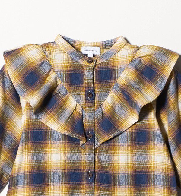 UNITED ARROWS green label relaxing「オンブレチェック ワンピース  / キッズ  100cm-160cm」|ワンピース|