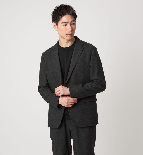 UNITED ARROWS green label relaxing「ウォッシャブル ホームスパン ナロー ジャケット -ストレッチ-」|テーラードジャケット|