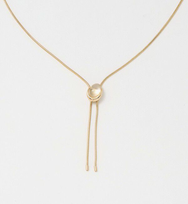 UNITED ARROWS green label relaxing「オーバルカラー スライド Yネックレス」|ネックレス|