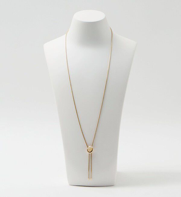 UNITED ARROWS green label relaxing「オーバルカラー スライド Yネックレス」|ネックレス|