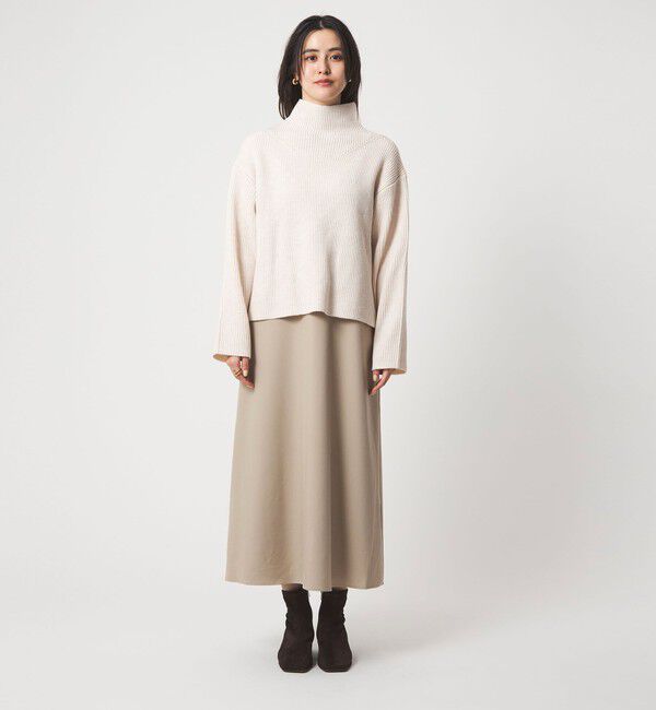 UNITED ARROWS green label relaxing「タートルネック ニット &times; キャミソールワンピース セット」|ワンピース|