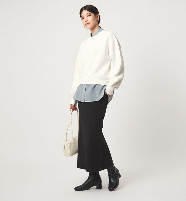 UNITED ARROWS green label relaxing「【WEB限定】＜at ease＞フクレ ジャカード プルオーバー カットソー」|Tシャツ・カットソー|