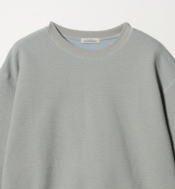 UNITED ARROWS green label relaxing「【WEB限定】＜at ease＞フクレ ジャカード プルオーバー カットソー」|Tシャツ・カットソー|