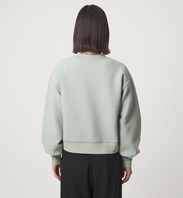 UNITED ARROWS green label relaxing「【WEB限定】＜at ease＞フクレ ジャカード プルオーバー カットソー」|Tシャツ・カットソー|