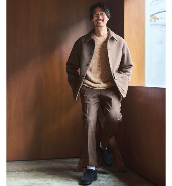 UNITED ARROWS green label relaxing「SENTDALE WOOL カバーオール」|ブルゾン・スタジャン|