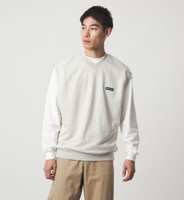 UNITED ARROWS green label relaxing「【別注】＜Marmot＞GLR スタビリティ スウェット ベスト」|ベスト・ジレ|MD.GRAY