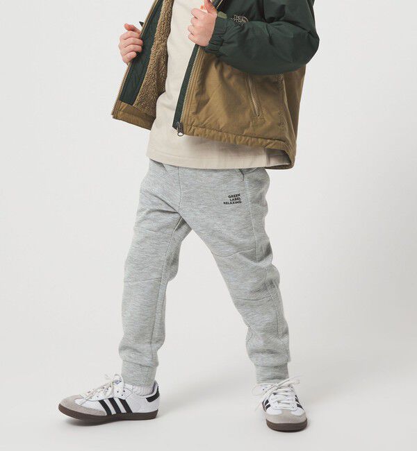 UNITED ARROWS green label relaxing「アクティブパンツ （グレー）/ キッズ  100cm-160cm」|チノ|