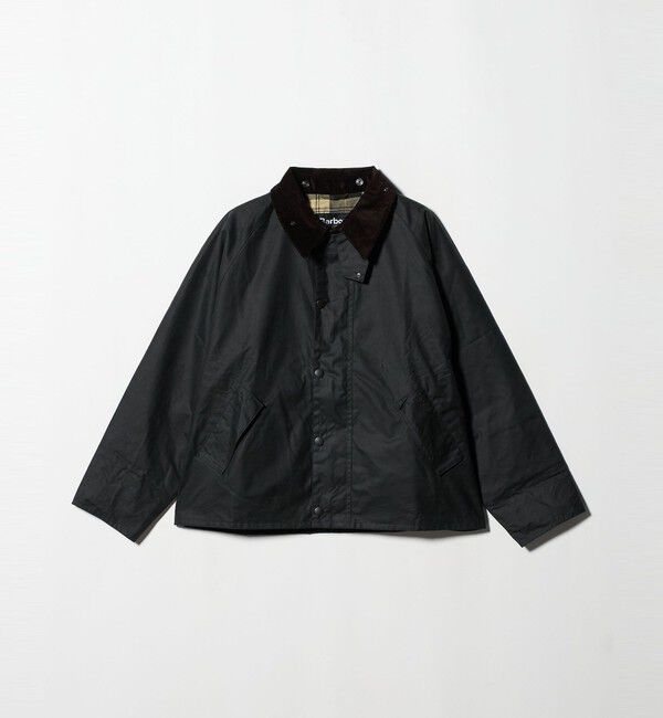 UNITED ARROWS green label relaxing「＜Barbour＞オーバーサイズ トランスポート ワックスジャケット」|ブルゾン・スタジャン|OLIVE
