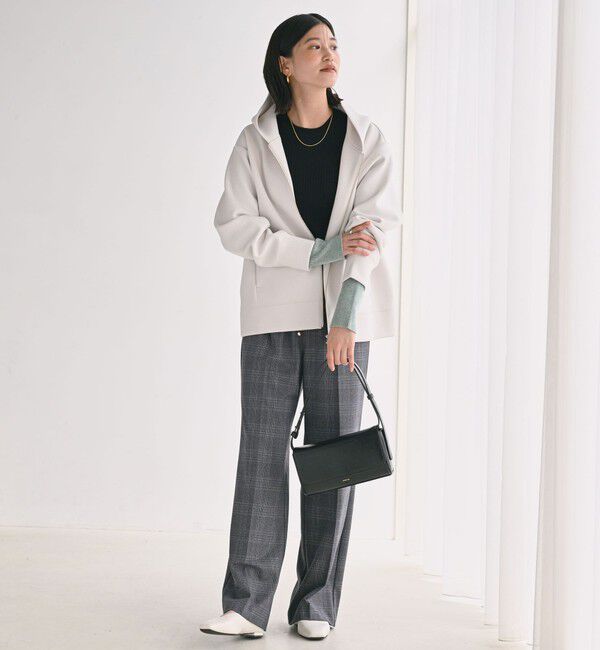 UNITED ARROWS green label relaxing「【WEB限定】＜at ease＞バイカラー クルーネック プルオーバー ニット」|ニット・セーター|