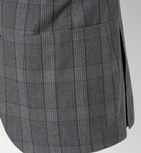 UNITED ARROWS green label relaxing「GLR CLOTH フラノ柄 2B RG ジャケット -ストレッチ-」|テーラードジャケット|