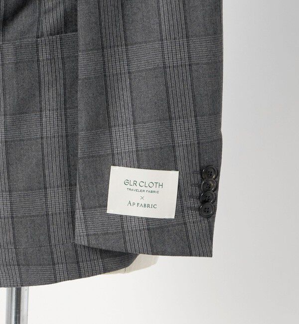 UNITED ARROWS green label relaxing「GLR CLOTH フラノ柄 2B RG ジャケット -ストレッチ-」|テーラードジャケット|