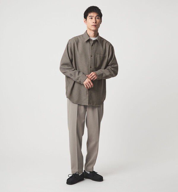 UNITED ARROWS green label relaxing「ブークレ チェック ジャストルーズ シャツ」|シャツ・ブラウス|