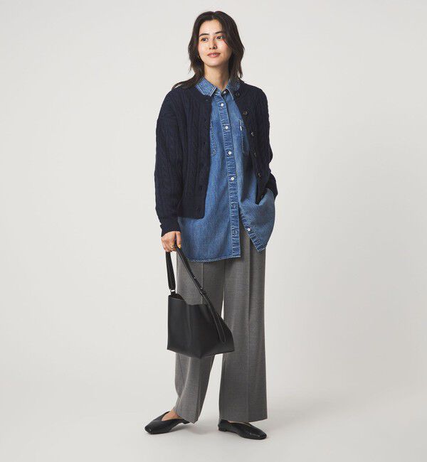 UNITED ARROWS green label relaxing「ゴールバーン 2WAY ニット カーディガン」|カーディガン|