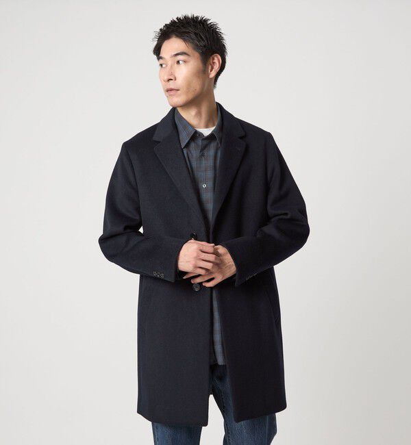 UNITED ARROWS green label relaxing「S100 ビーバー チェスターコート」|チェスターコート|