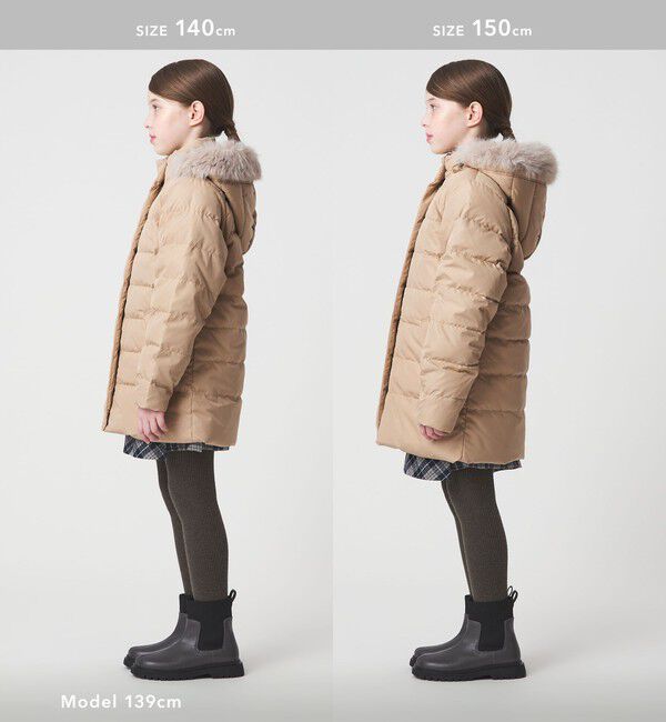 UNITED ARROWS green label relaxing「GIRLSダウンコート / キッズ 140cm-160cm」|ダウン|