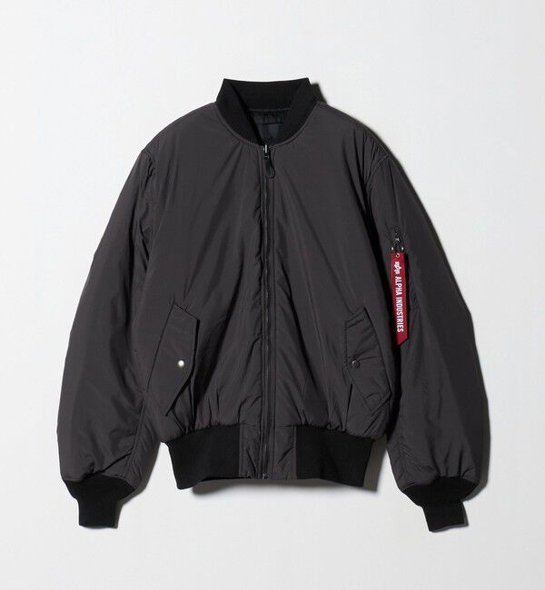 UNITED ARROWS green label relaxing「【別注】＜ALPHA INDUSTRIES＞リバーシブル MA-1 フライトジャケット ブルゾン」|ミリタリージャケット|