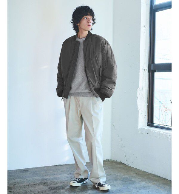 UNITED ARROWS green label relaxing「【別注】＜ALPHA INDUSTRIES＞リバーシブル MA-1 フライトジャケット ブルゾン」|ミリタリージャケット|