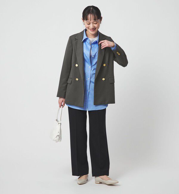 UNITED ARROWS green label relaxing「［size SHORTあり］Greed グリード ダブル ジャケット ウォッシャブル」|テーラードジャケット|