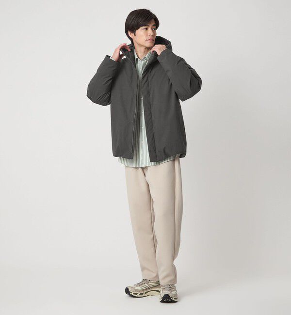 UNITED ARROWS green label relaxing「T/W  フード ダウン ブルゾン」|ダウン|