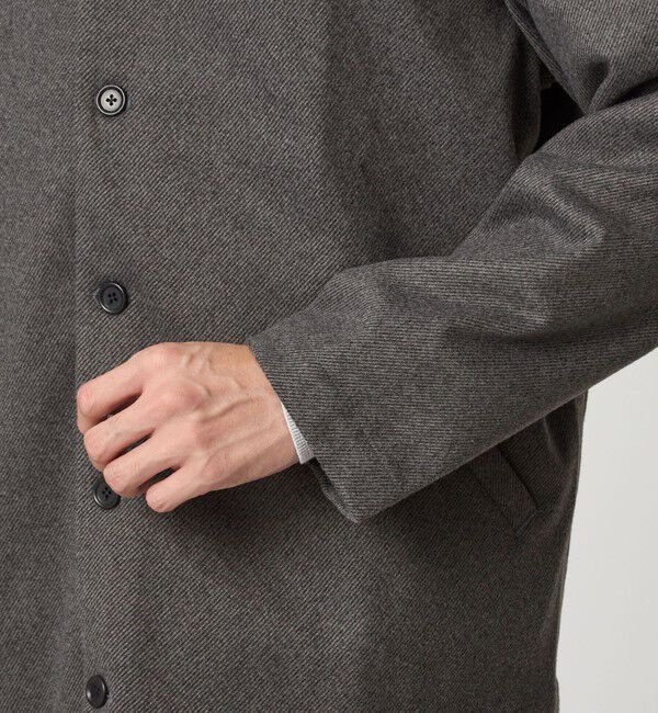 UNITED ARROWS green label relaxing「WONDER CLOTH ノーカラー カーディガン -ストレッチ-」|カーディガン|