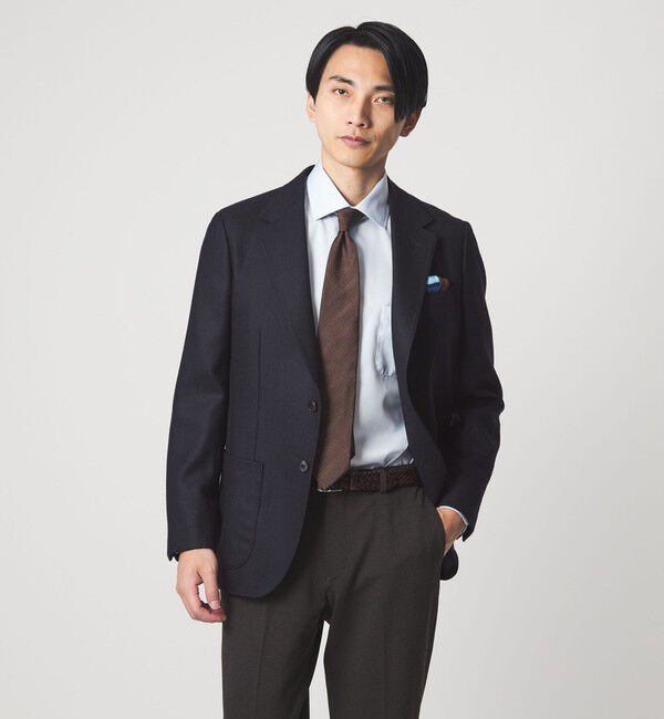 UNITED ARROWS green label relaxing「GLR CLOTH ミルドカルゼ 2B RG ジャケット」|テーラードジャケット|