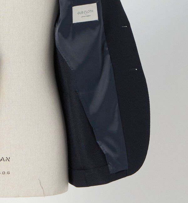 UNITED ARROWS green label relaxing「GLR CLOTH ミルドカルゼ 2B RG ジャケット」|テーラードジャケット|