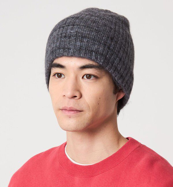 UNITED ARROWS green label relaxing「GLR ミックス ビーニー ニットキャップ」|ニット帽|