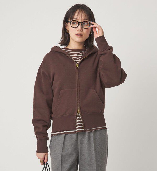 UNITED ARROWS green label relaxing「ダブルジップ フーディー」|パーカー|MD.BROWN
