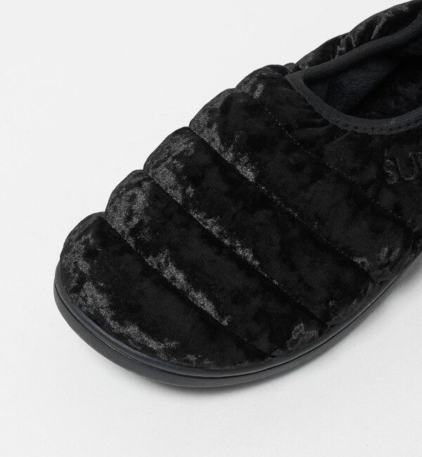 UNITED ARROWS green label relaxing「＜SUBU＞DOTS VAMP VELVET BLACK サンダル」|サンダル|