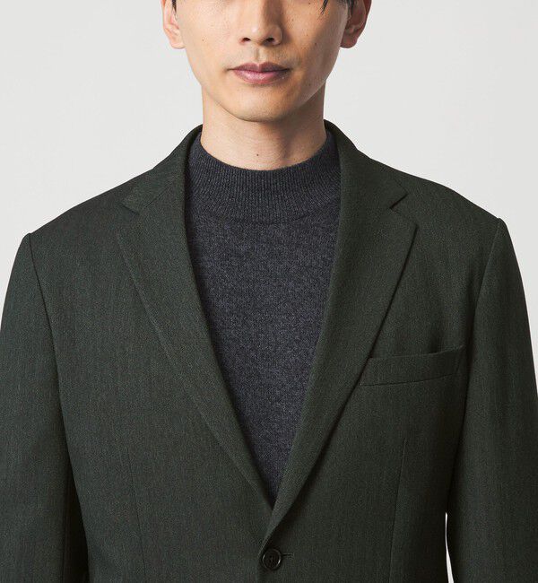 UNITED ARROWS green label relaxing「A+ ポリエステルツイード 2B スタンダード 2P ジャケット -ウォッシャブル・ストレッチ-」|テーラードジャケット|