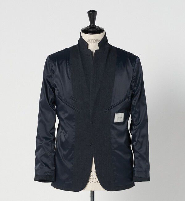 UNITED ARROWS green label relaxing「A+ ポリエステルツイード 2B スタンダード 2P ジャケット -ウォッシャブル・ストレッチ-」|テーラードジャケット|