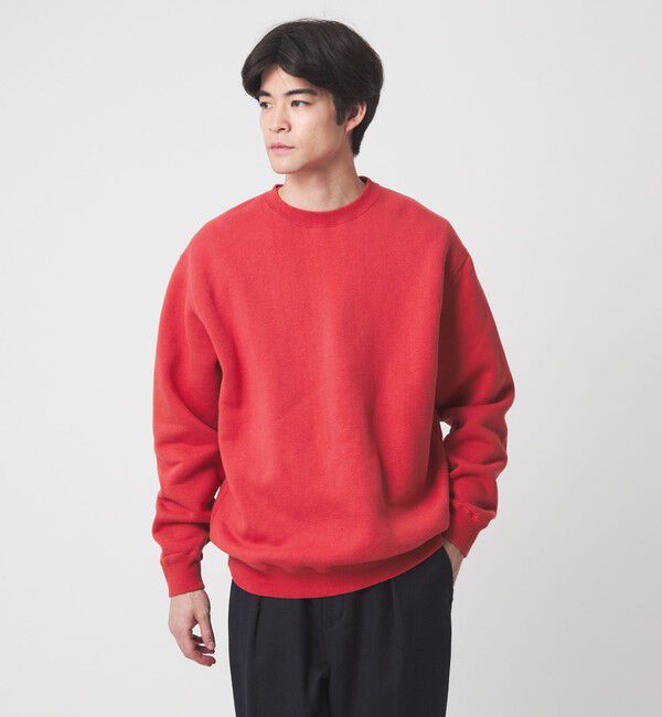 UNITED ARROWS green label relaxing「吊り裏毛 クルーネック スウェット」|スウェット・ジャージ|RED
