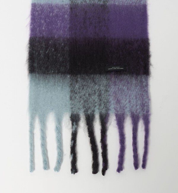 UNITED ARROWS green label relaxing「GLR ブラッシュド ブロック マフラー」|マフラー|