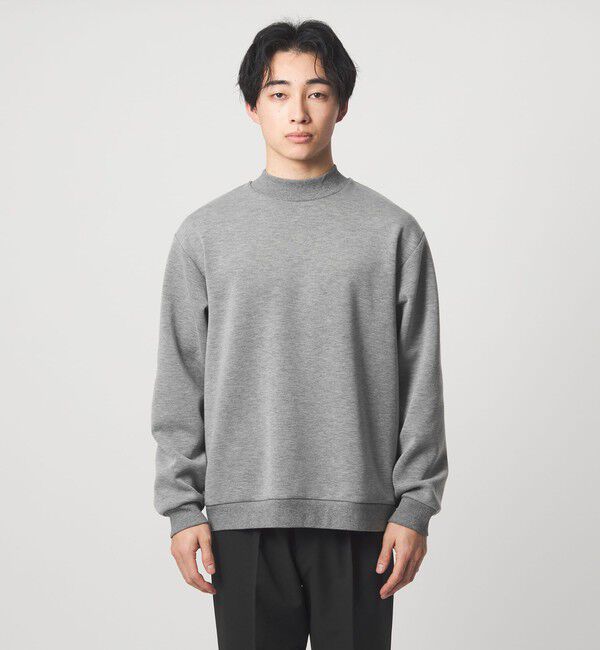 UNITED ARROWS green label relaxing「メランジ ダンボール モックネック カットソー」|Tシャツ・カットソー|