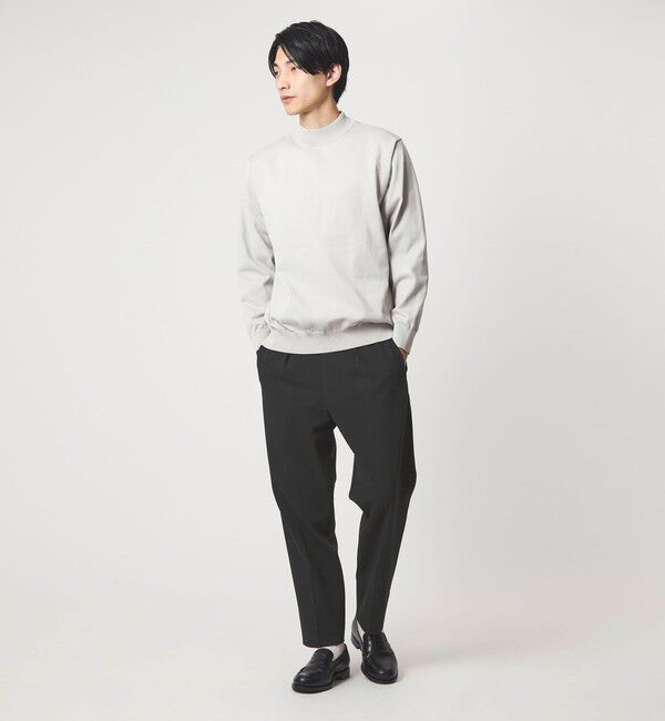UNITED ARROWS green label relaxing「A+ ジャージツイル リラックス イージー 1プリーツ スラックス -ウォッシャブル・ストレッチ-」|スラックス|