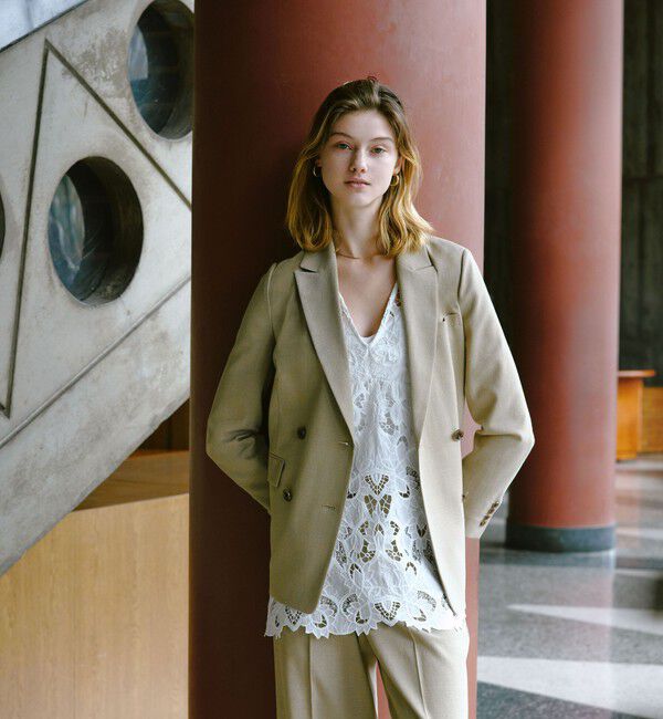 UNITED ARROWS green label relaxing「レース ノースリーブ ブラウス」|シャツ・ブラウス|