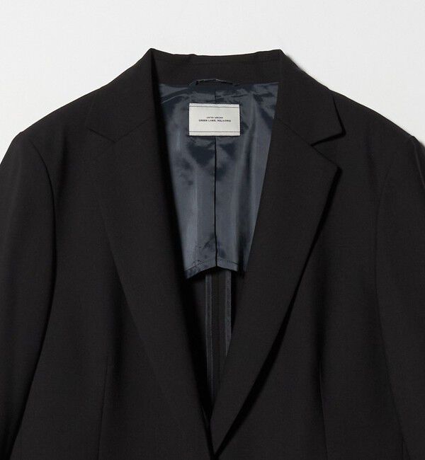 UNITED ARROWS green label relaxing「［size SHORTあり］カチリラ シングル テーラード ジャケット ブラック 」|テーラードジャケット|