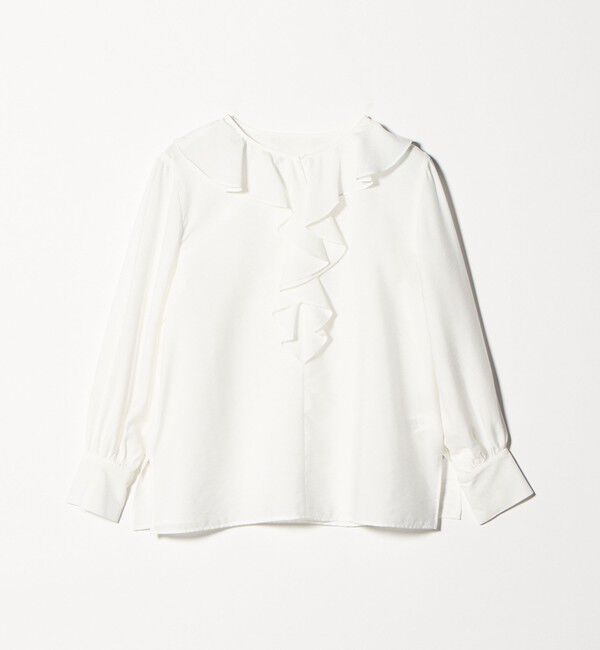 UNITED ARROWS green label relaxing「ラッフル ブラウス」|シャツ・ブラウス|