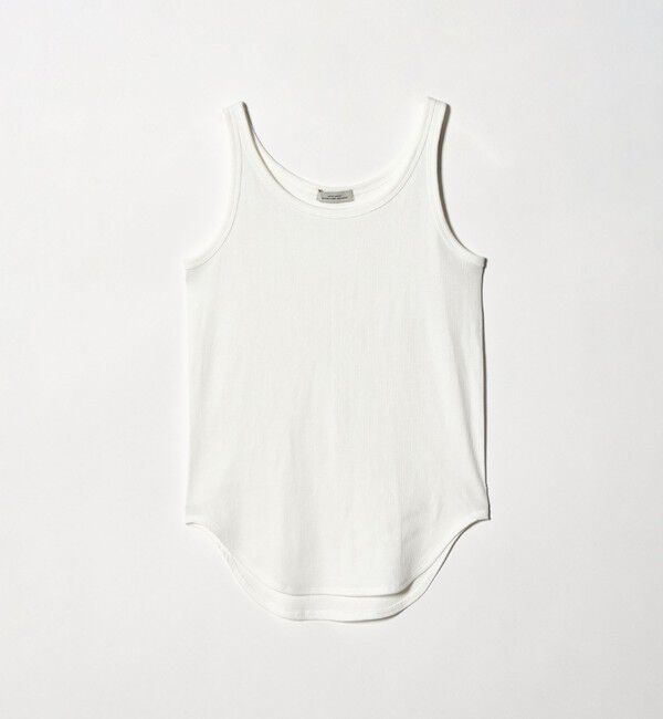 UNITED ARROWS green label relaxing「ベーシック リブ タンクトップ」|タンクトップ|OFF WHITE