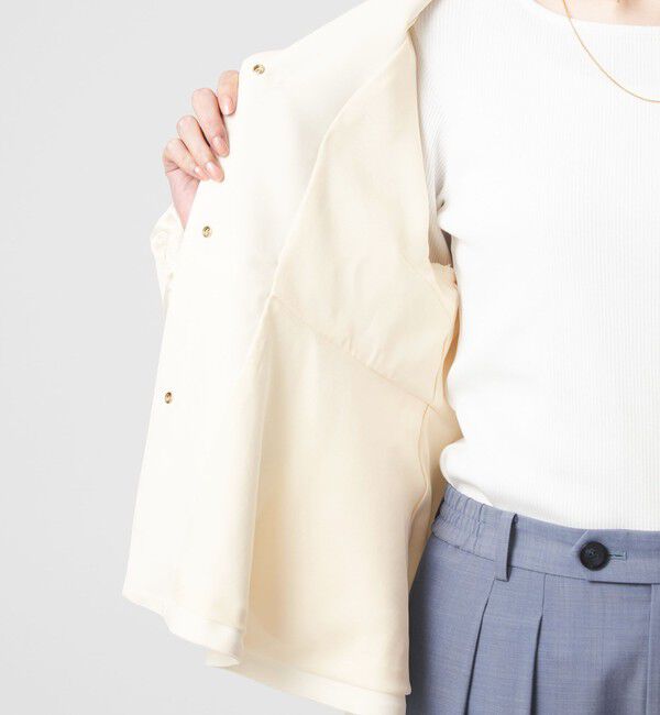 UNITED ARROWS green label relaxing「［size SHORTあり］fleurie(フルリー) フォルム ジャケット 2」|ノーカラージャケット|